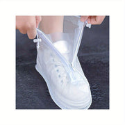 Unisex PVC Rainproof Shoe Covers Waterproof Non-slip Travel Accessories