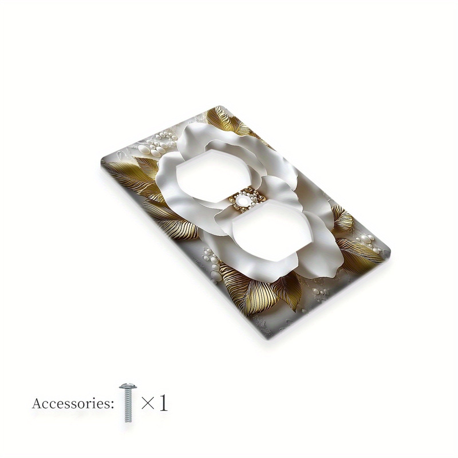 3D Flower Light Switch Cover for Teen Rooms Bedrooms Bathrooms and Game Rooms Easy Installation