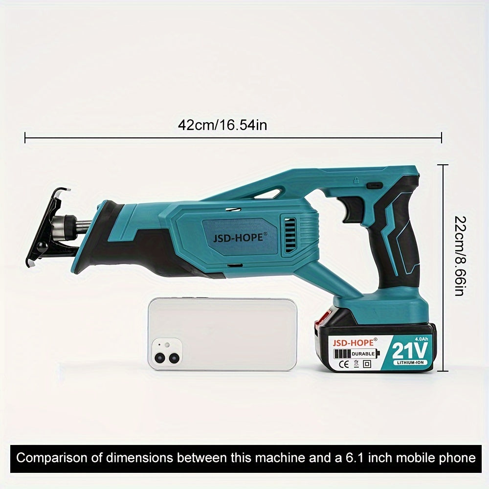 Cordless Reciprocating Saw 220V 240V PPSU Material Rechargeable Lithium Battery Included