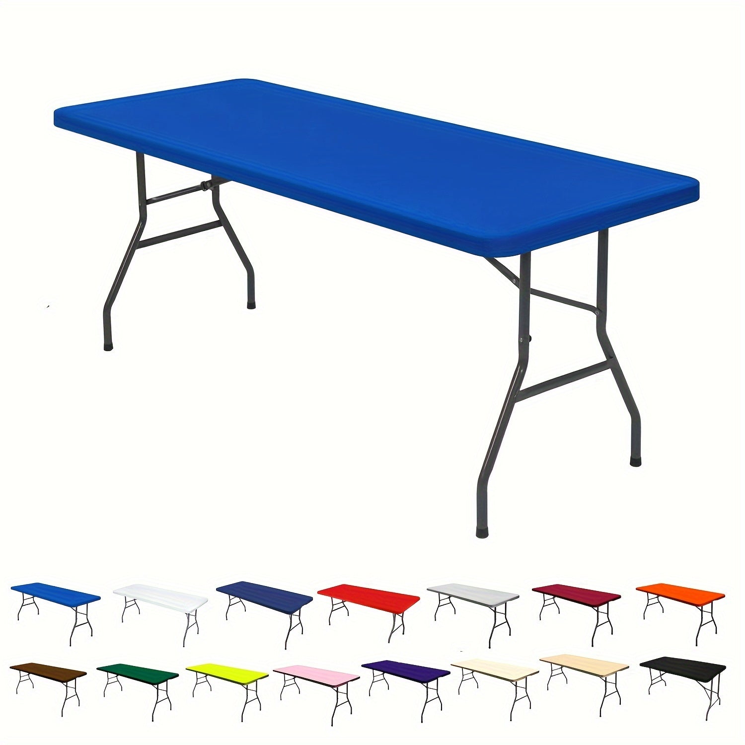 Polyester Half Pack Stretch Table Cover for Christmas Parties Indoor Outdoor Use