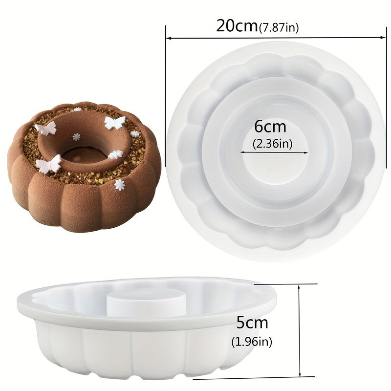 Silicone Cake Mold Set for Holiday Celebrations, Decorative Desserts, Various Designs