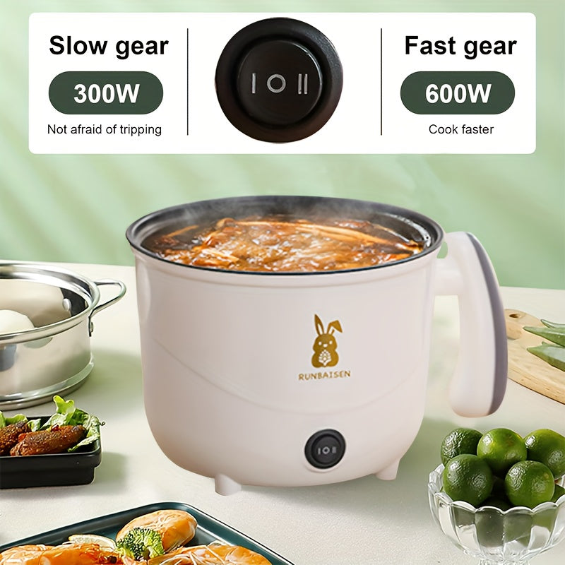 Olla eléctrica de acero inoxidable de gran capacidad con vaporizador para cocinar al vapor, guisar y estofar