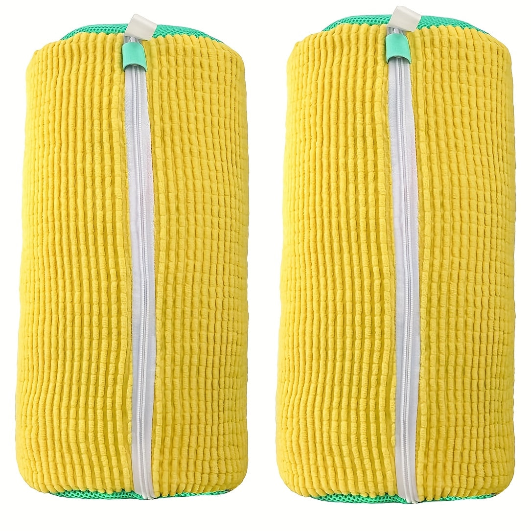 2-Pack Polyester Shoe Washer Bags for Tennis and Sports Shoes, Reusable