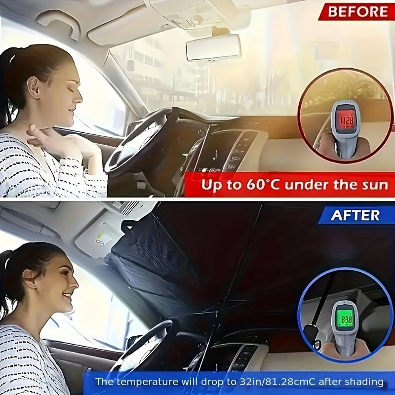 Автомобильный солнцезащитный зонт-навес для окна, защита от солнца, теплоизоляционный чехол