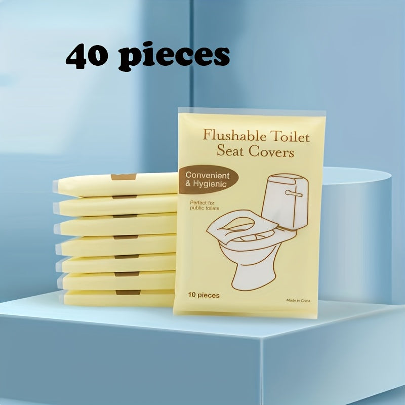 Одноразовые чехлы для унитаза 20/100 шт. Многоразовые бумажные дорожные аксессуары