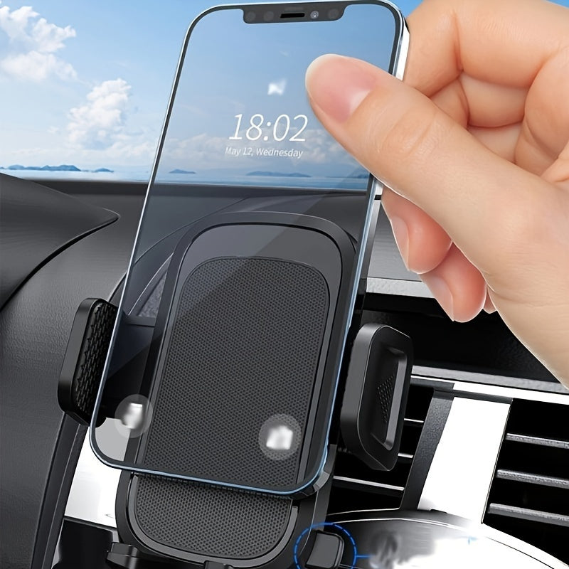 Car Air Outlet Phone Holder Black Car Center Console Clip Car Mount