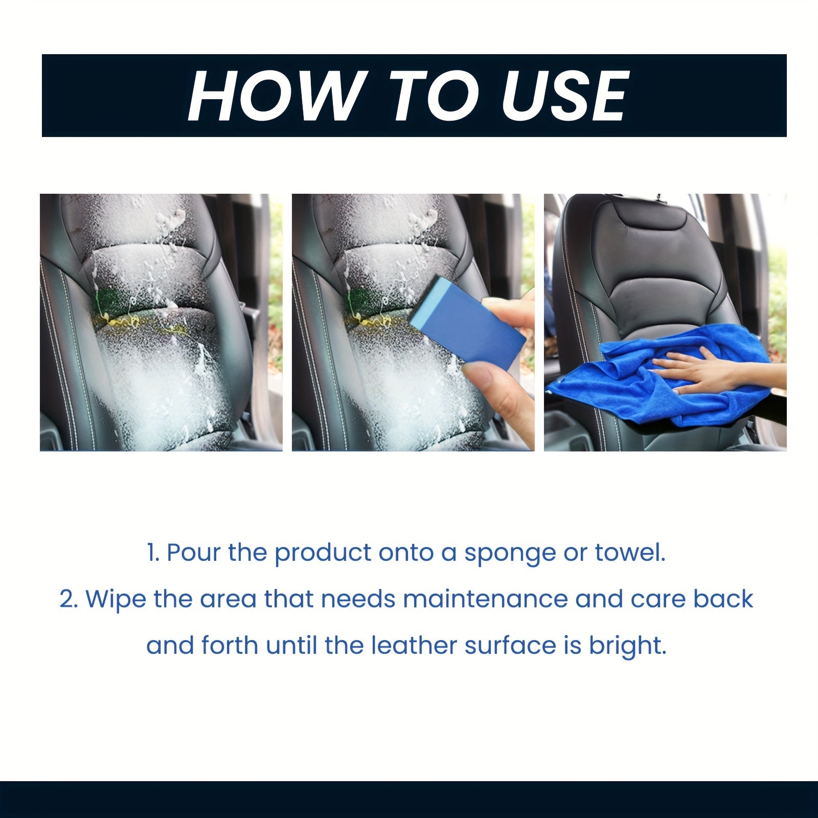 Крем для ухода за кожаными автомобильными сиденьями, диванами, полироль, очиститель от пятен, ремонт