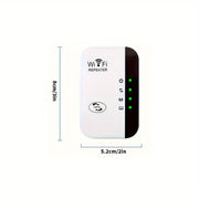 WiFi Range Extender Signal Booster 300m 2.4GHz Ethernet European Plug