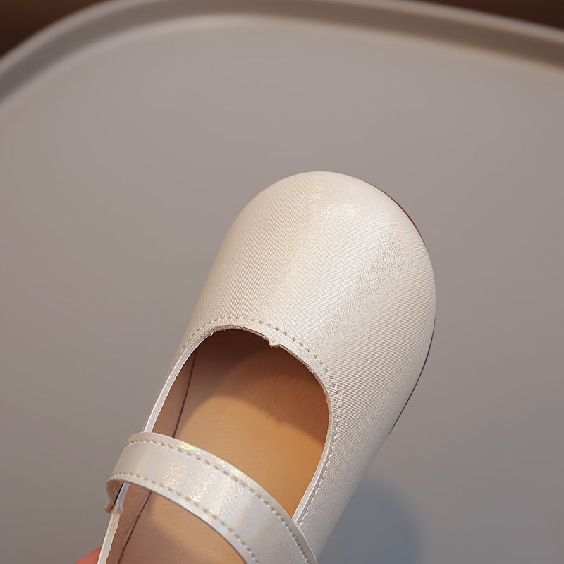 Girls Mary Jane Flats Breathable PU Low Top Casual All-Season