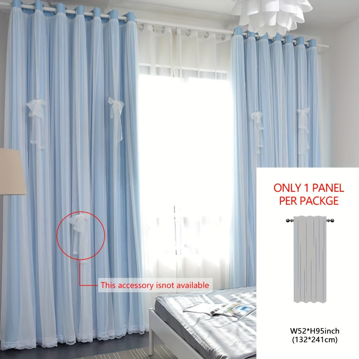 Blackout Curtains Single Panel Black Fabric Modern Simple Noise Reduction for Living Room Bedroom
