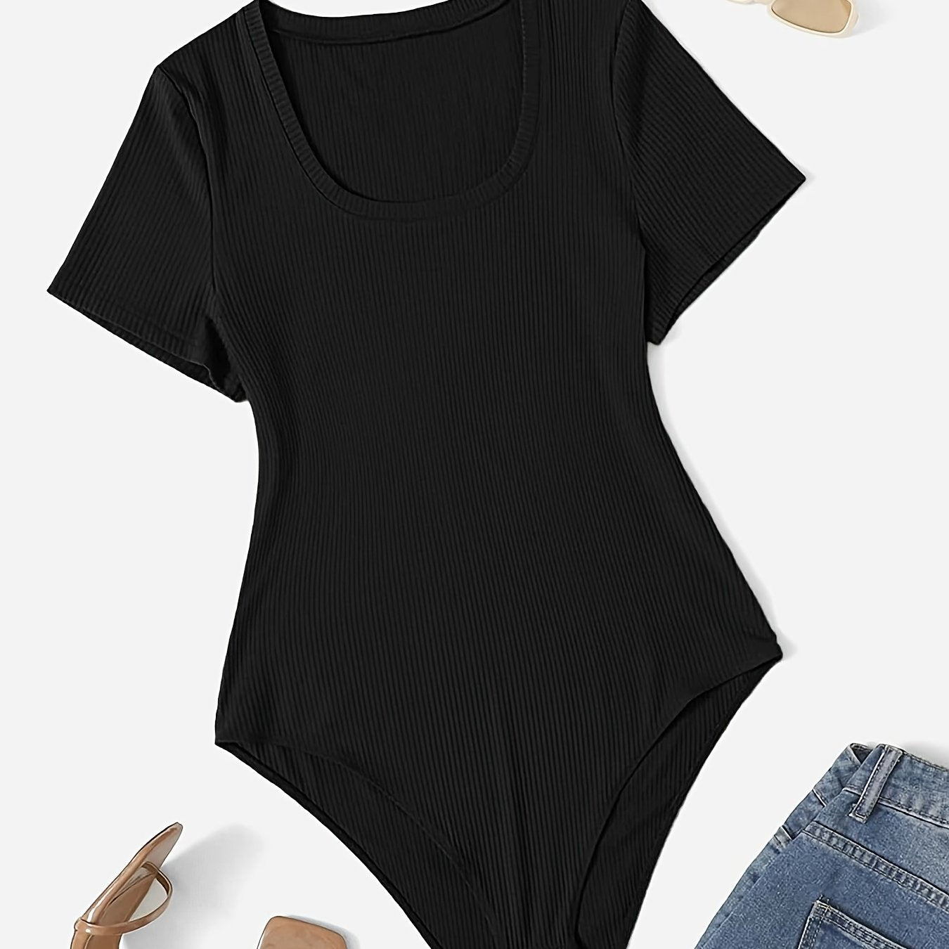 Plus Size Women's Striped Short Sleeve T-Shirt Casual Clothes