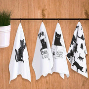 Cat Themed Kitchen Towels Absorbent Dish Towels for Housewarming and Gifts