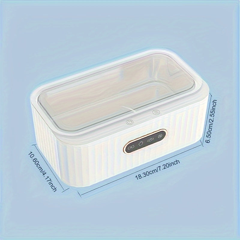 High-Efficiency Jewelry and Eyeglass Cleaner with Touch Screen 4-Speed Deep Cleaning Pink