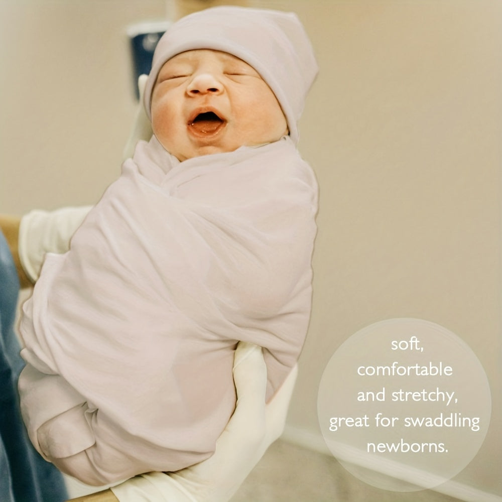 Yangi tug'ilgan chaqaloqlar uchun o'ralgan ko'ylak va shlyapa to'plami, o'g'il va qiz bolalar uchun.