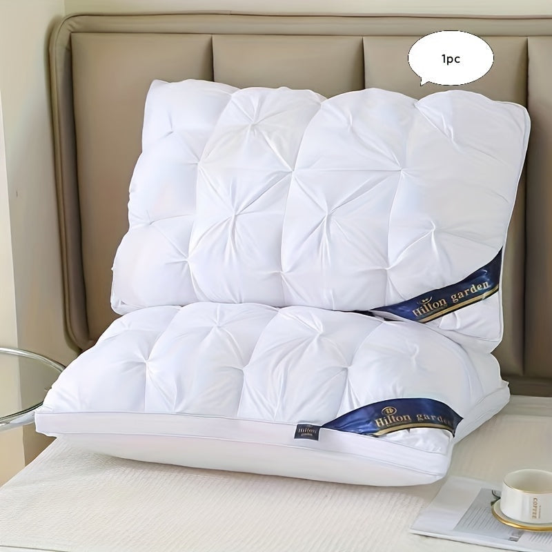 Plush Neck Support Pillow for Adults and Teens Washable Hypoallergenic Bedding