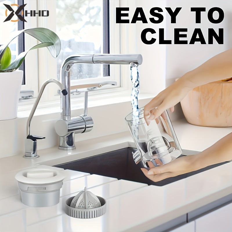 Exprimidor de cítricos recargable por USB portátil con extracción y separación automáticas Blanco Azul celeste