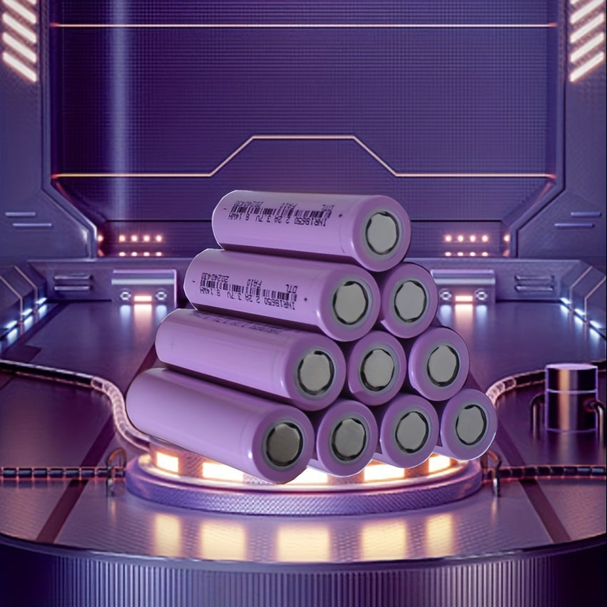 High Capacity 18650 Lithium Battery 3.7V 2200mAh Flat Top for Small Electronics