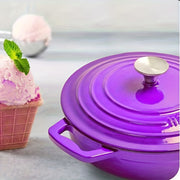 Enamel Cast Iron Healthy Pot Non-Stick Rice Cooker Induction Compatible