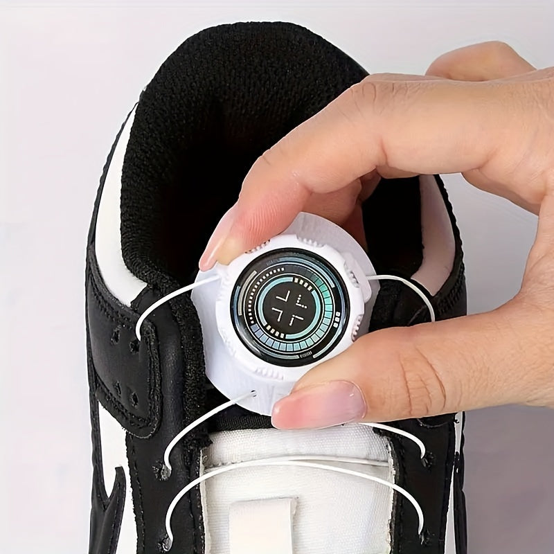 Unisex Elastic No-Tie Shoe Lace Fasteners for Running and Hiking