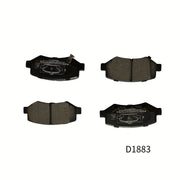 4pcs Ceramic Brake Pads Set for Cars Replacement Brake Components