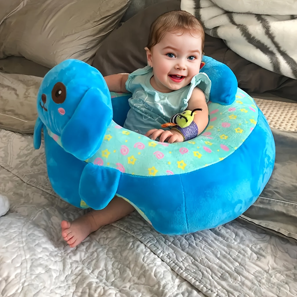 Support Pillow for Elderly with Elephant Design Cotton Breathable Softness Safety Strap