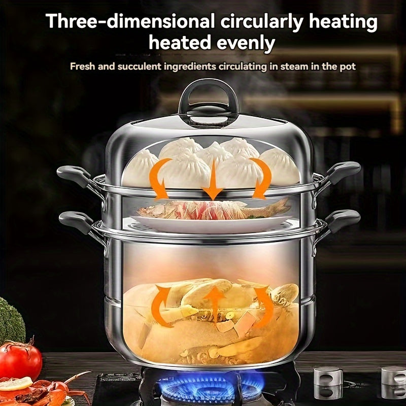 Juego de utensilios de cocina de acero inoxidable de 5 piezas para sopa y guiso, duradero y fácil de limpiar