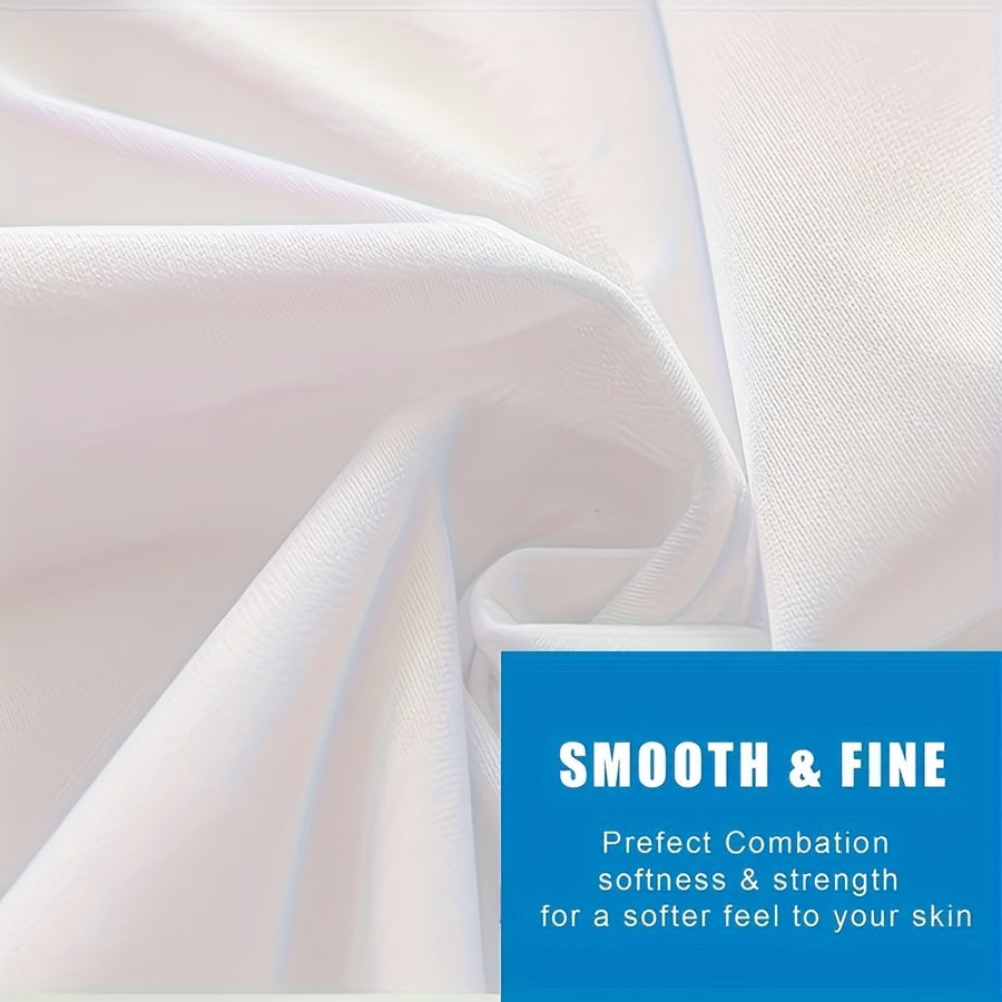 Protector de colchón impermeable de punto jersey transpirable con bolsillos profundos