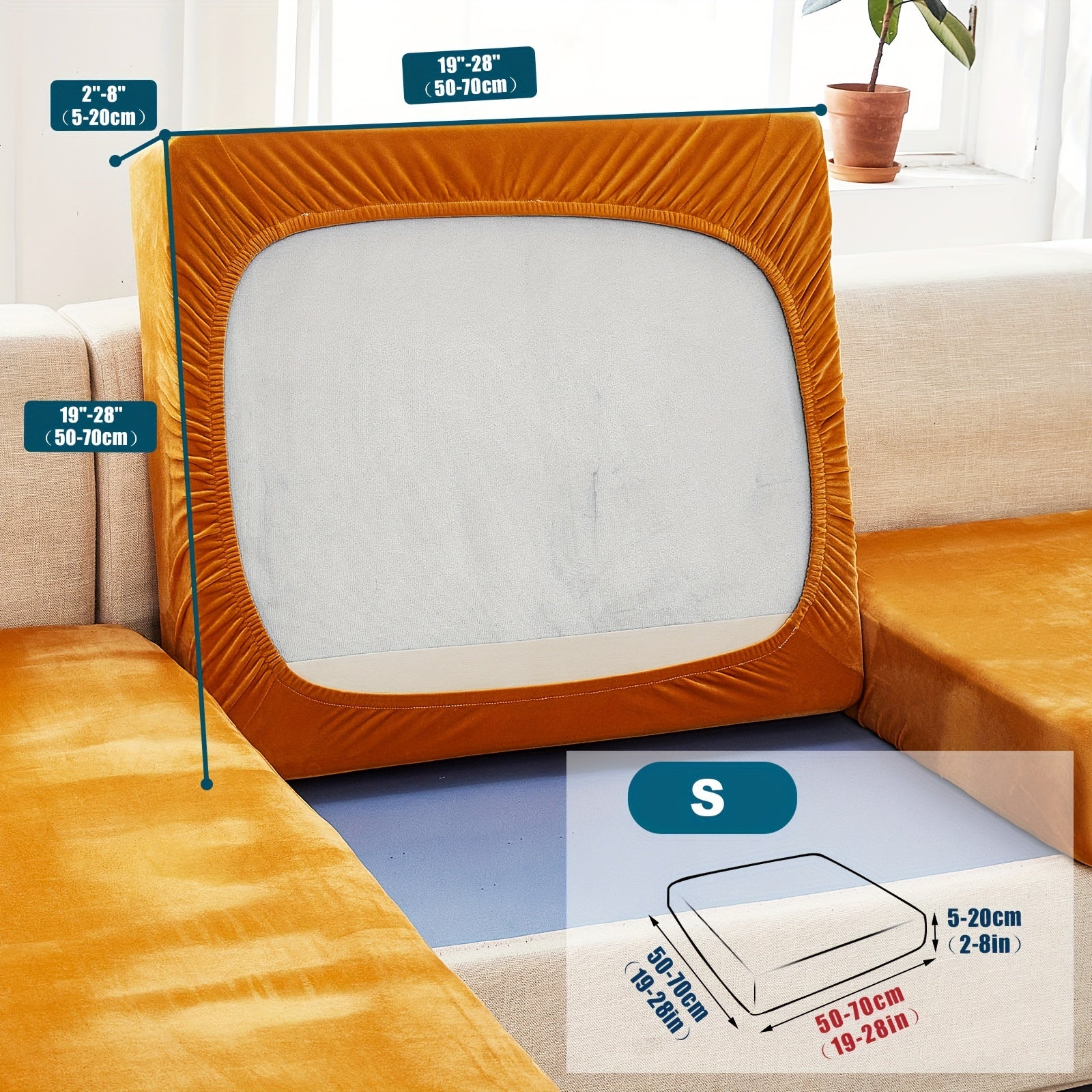 Велюровый чехол для дивана/подушки для домашних животных, пылезащитный и мягкий чехол для дивана для домашнего декора.