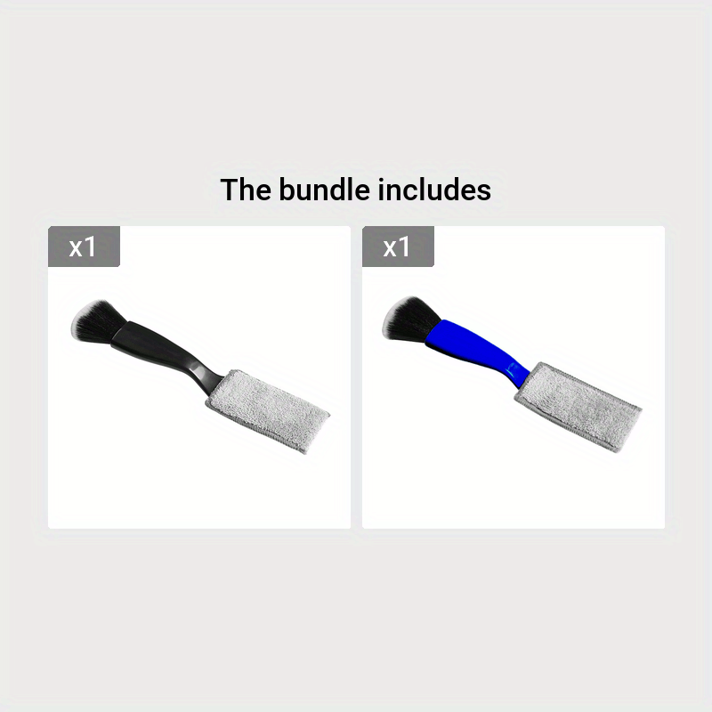 Avtomobil ichki qismi tozalash uchun yumshoq cho'tka, havo ventilyatorlari uchun changni olib tashlash