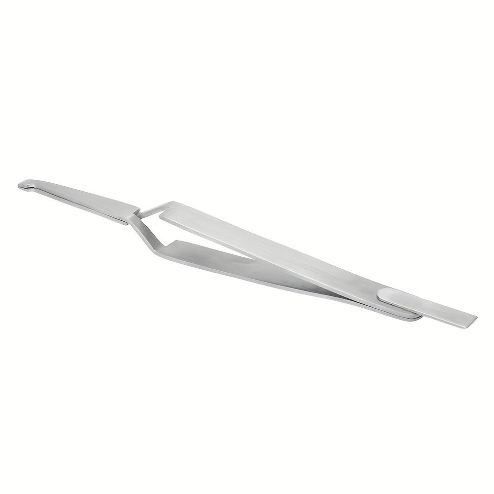 Stainless Steel Precision Tweezers with Fine Tip and Reverse Action