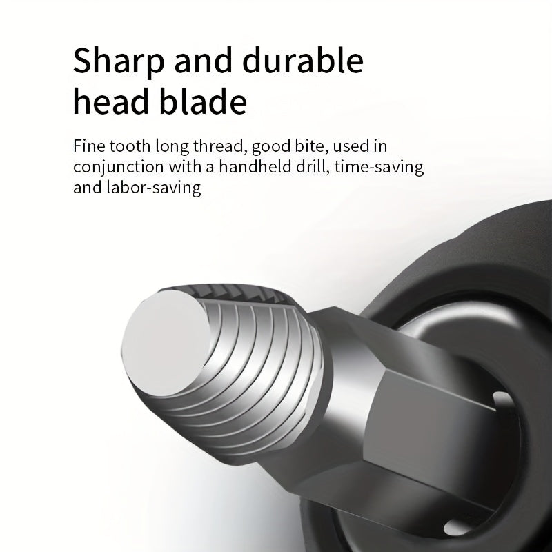 Juego de extractores de tornillos de acero de alta velocidad de 5 piezas para quitar tornillos y pernos rotos