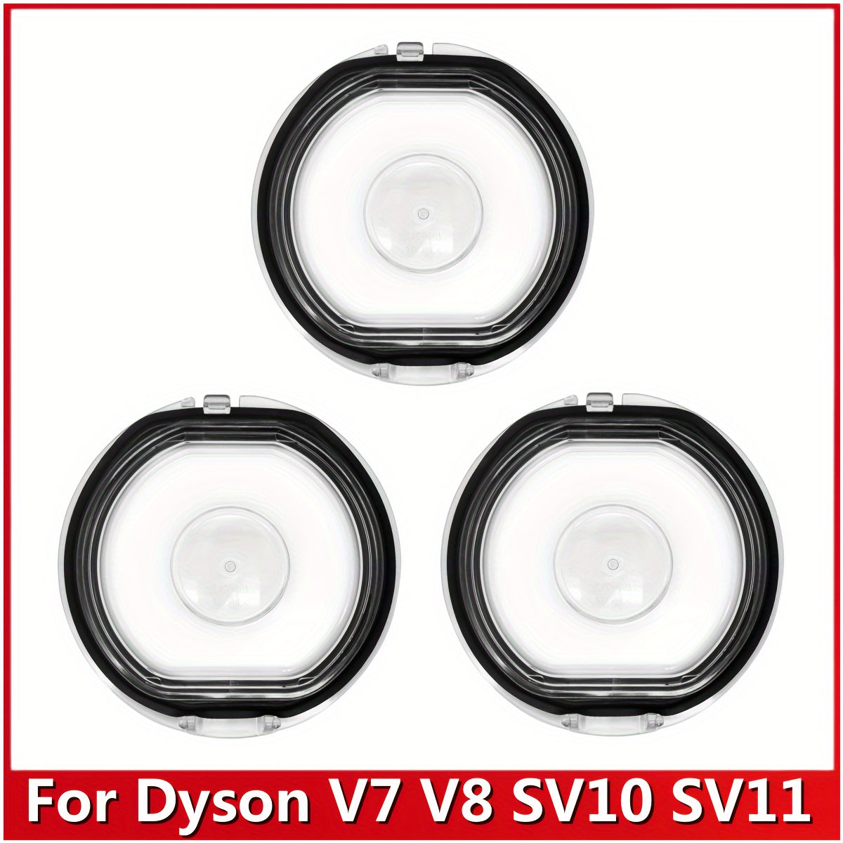 Dyson V7 V8 SV10 SV11 simsiz tozalovchilar uchun mos keladigan chang qutisi asos qopqog'i.