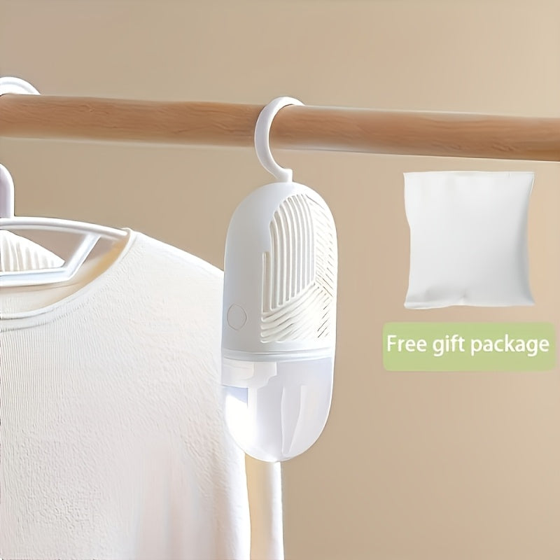 Small Plastic Manual Dehumidifier for Wardrobes and Shoe Cabinets High Water Absorption Energy-Free