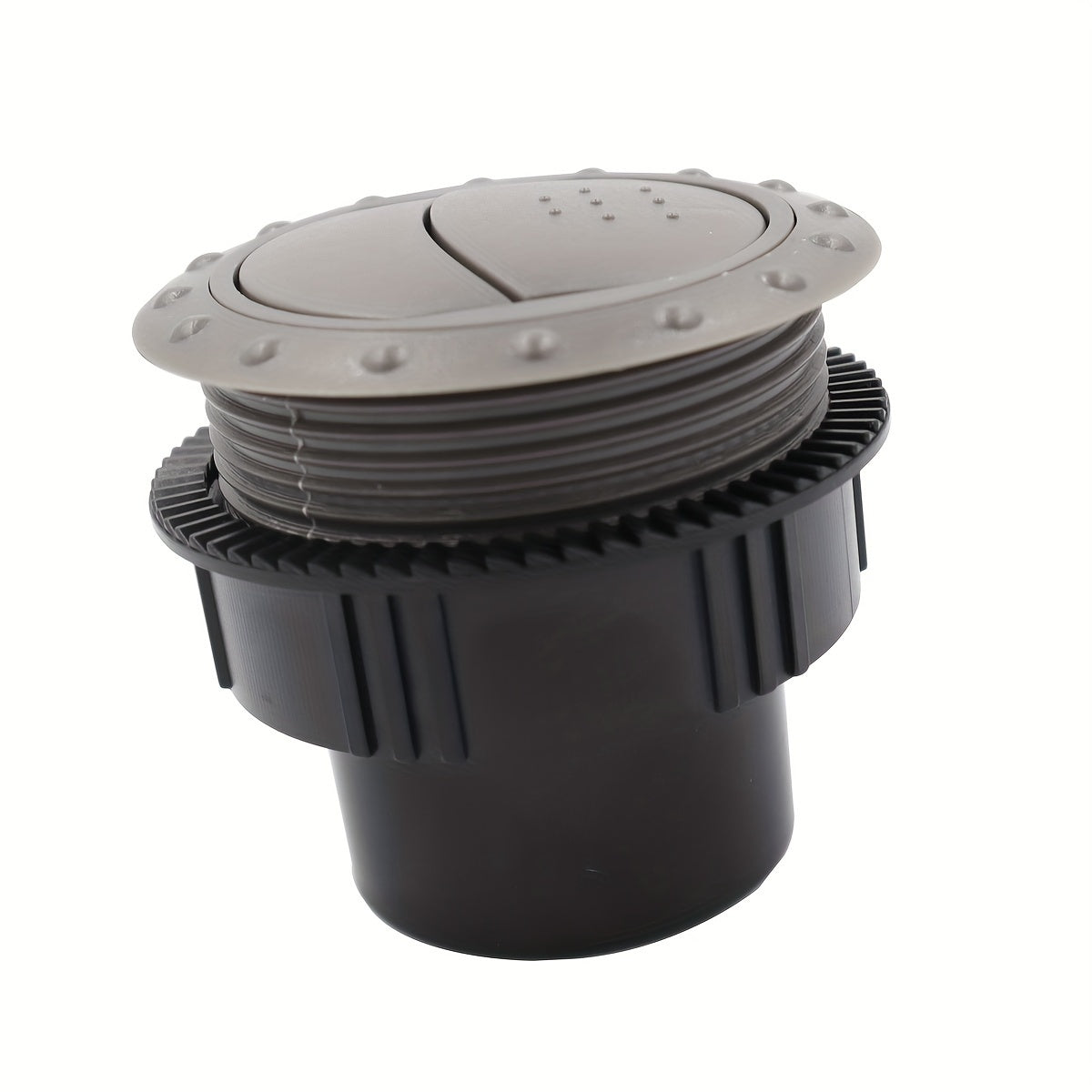 60mm Black Gray Round Car Ventilation Outlet ABS Plastic for RV ATV Bus Electric Vehicle