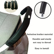 Premium Faux Leather Stroller Armrest Cover for Baby Carriages