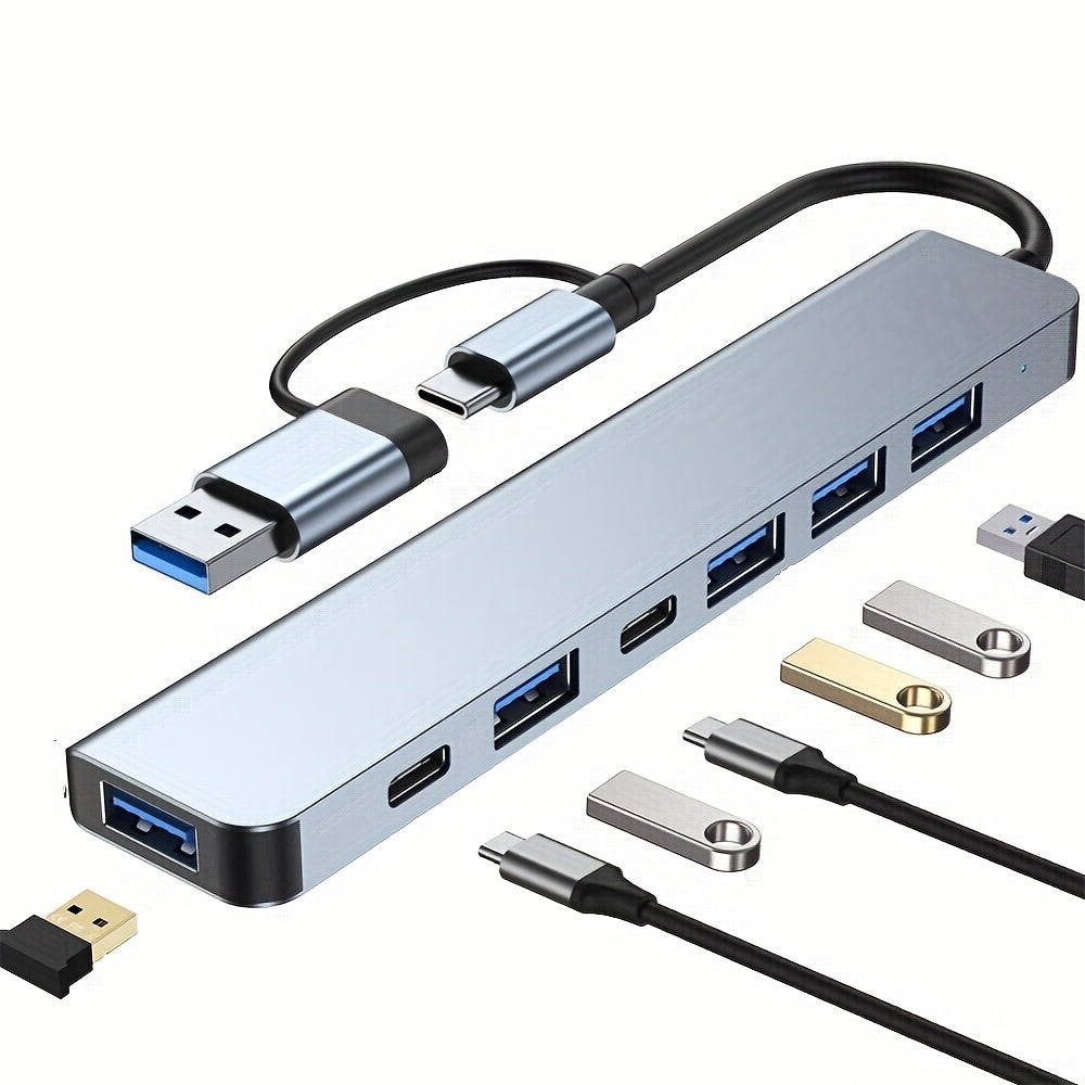 USB C Hub with Multiple Ports for MacBook Pro Air and USB C Laptops