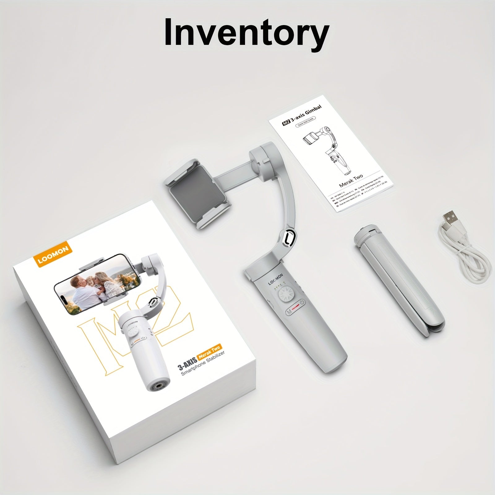 Mobile Phone Gimbal Handheld Stabilizer with Three-Axis Tracking and Live Video