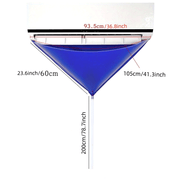 Air Conditioner Cleaning Kit 3 Pieces Service Bag Water Pipe Blue Cover