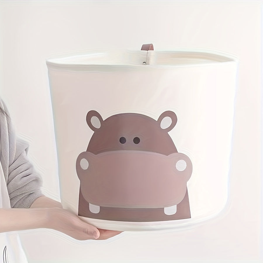 Kids Felt Storage Basket Toy Organizer Large Roomy Raw Polyester