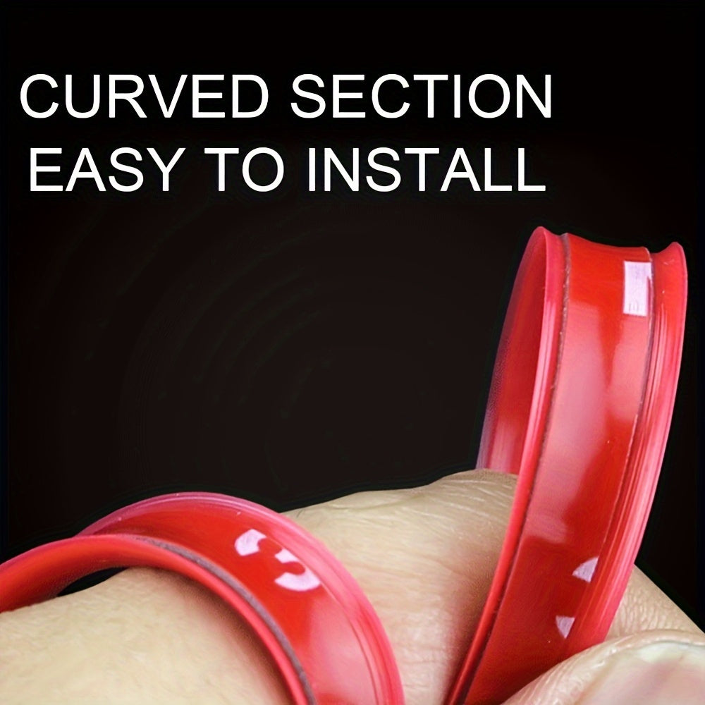 8 Meter Colorful Wheel Rims Protectors Car Tire Guard Line Rubber Molding