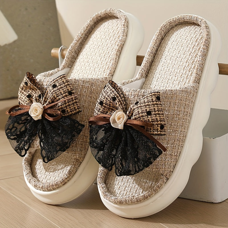 Ayollar uchun nafas oladigan ichki-ochiq uy poyabzali, qulay va engil