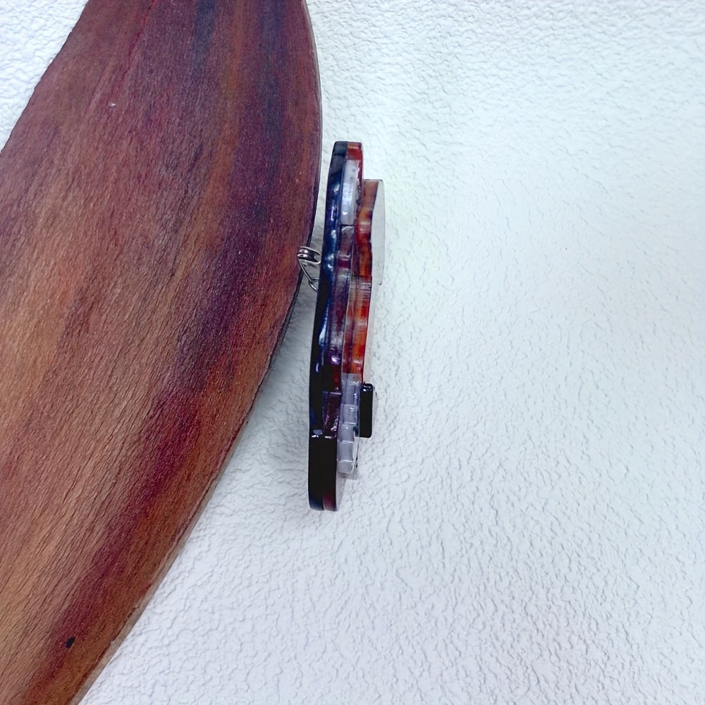 Acrylic Leopard Brooch for Dresses Hats Gift Box