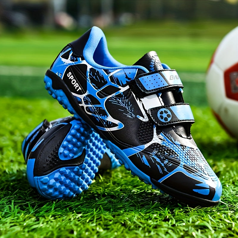 Zapatos de fútbol para niños ligeros antideslizantes para entrenamiento deportivo, ideales para niños y niñas
