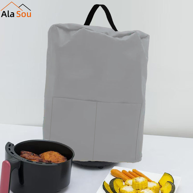 Heavy-Duty Oxford Fabric Appliance Cover Waterproof Dust Cover with Storage Pocket for Electric Pressure Cookers and Air Fryers