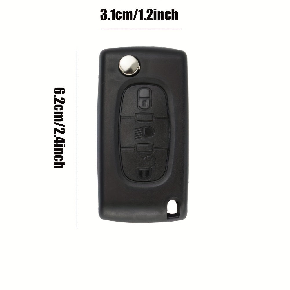 Key Case for Car Key Fob Cover Folding 2/3/4 Buttons for Compact Cars