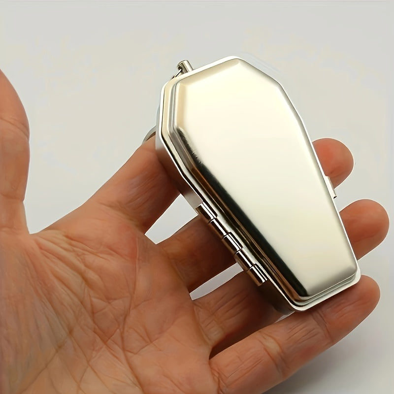 Portable tutqichli tutun qutisi, kumush rangli Ashware, kundalik ehtiyojlar