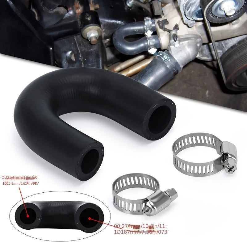 Bypass Hose for Heater Core Coolant Repair Connectors with Clamps