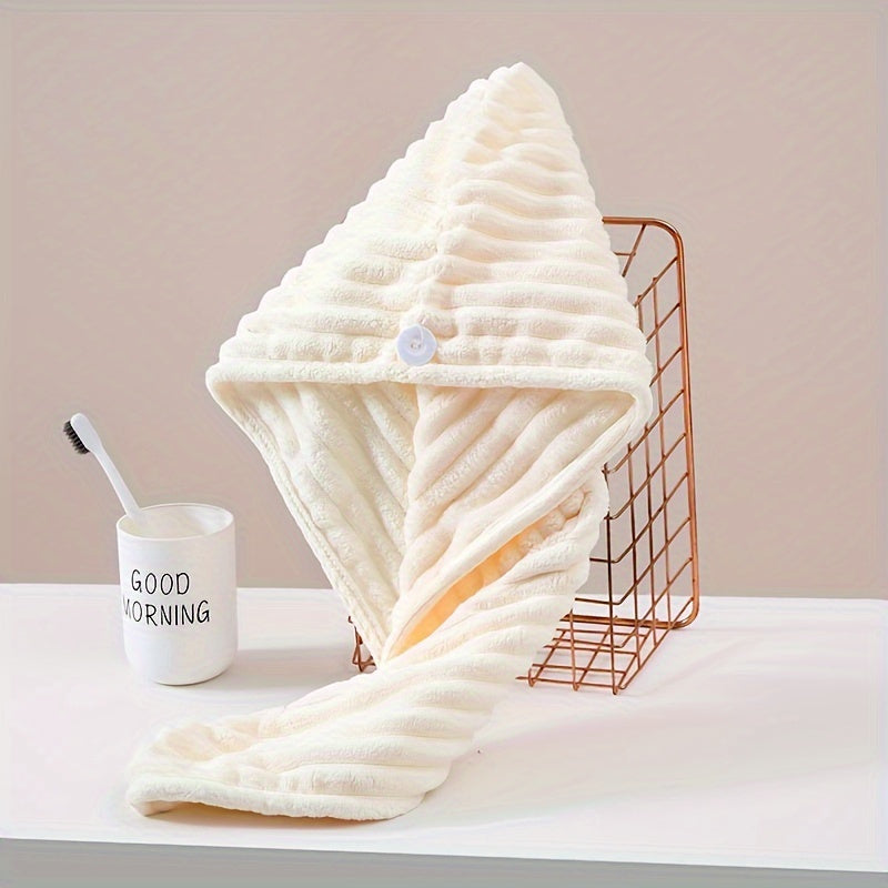 Soft Polyester Hair Towel Pack for Quick Drying and Gentle Use