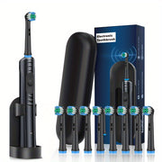 Kattalar uchun Elektr tish cho'tkasi to'plami Yumshoq tish cho'tkasi boshli Sayohat qutisi 8 ta cho'tka