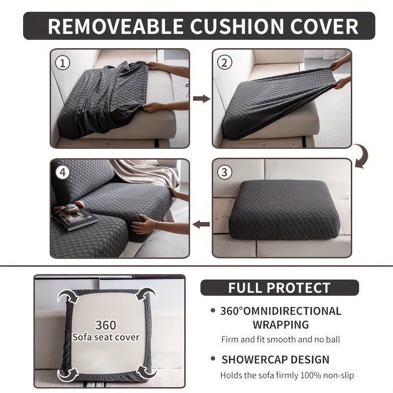 Waterproof Sofa Cover Non-Slip Machine Washable Pet-Friendly for Armchairs and Sectionals